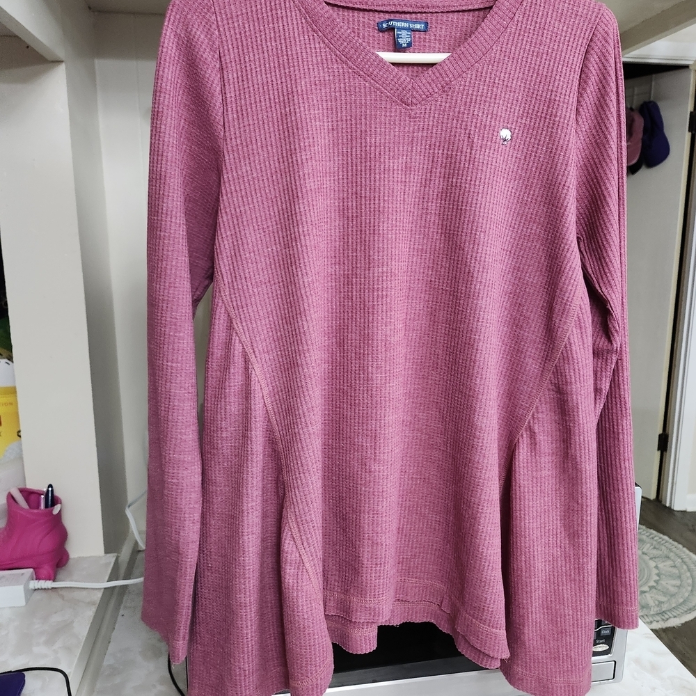 The Southern Shirt Company Textured Plum Sweatshirt